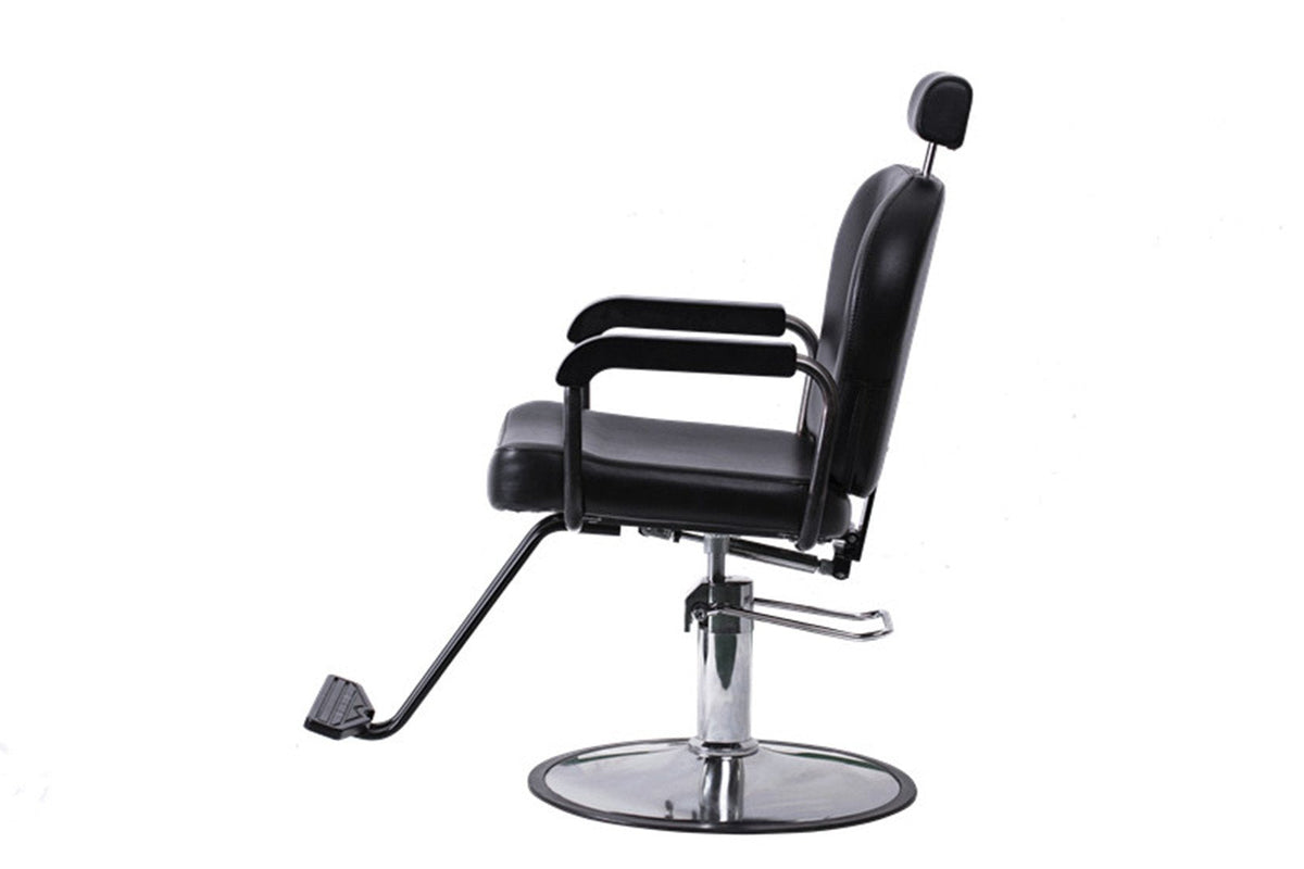 Funnylife Vintage Black Styling Salon Shampoo Barber Chair