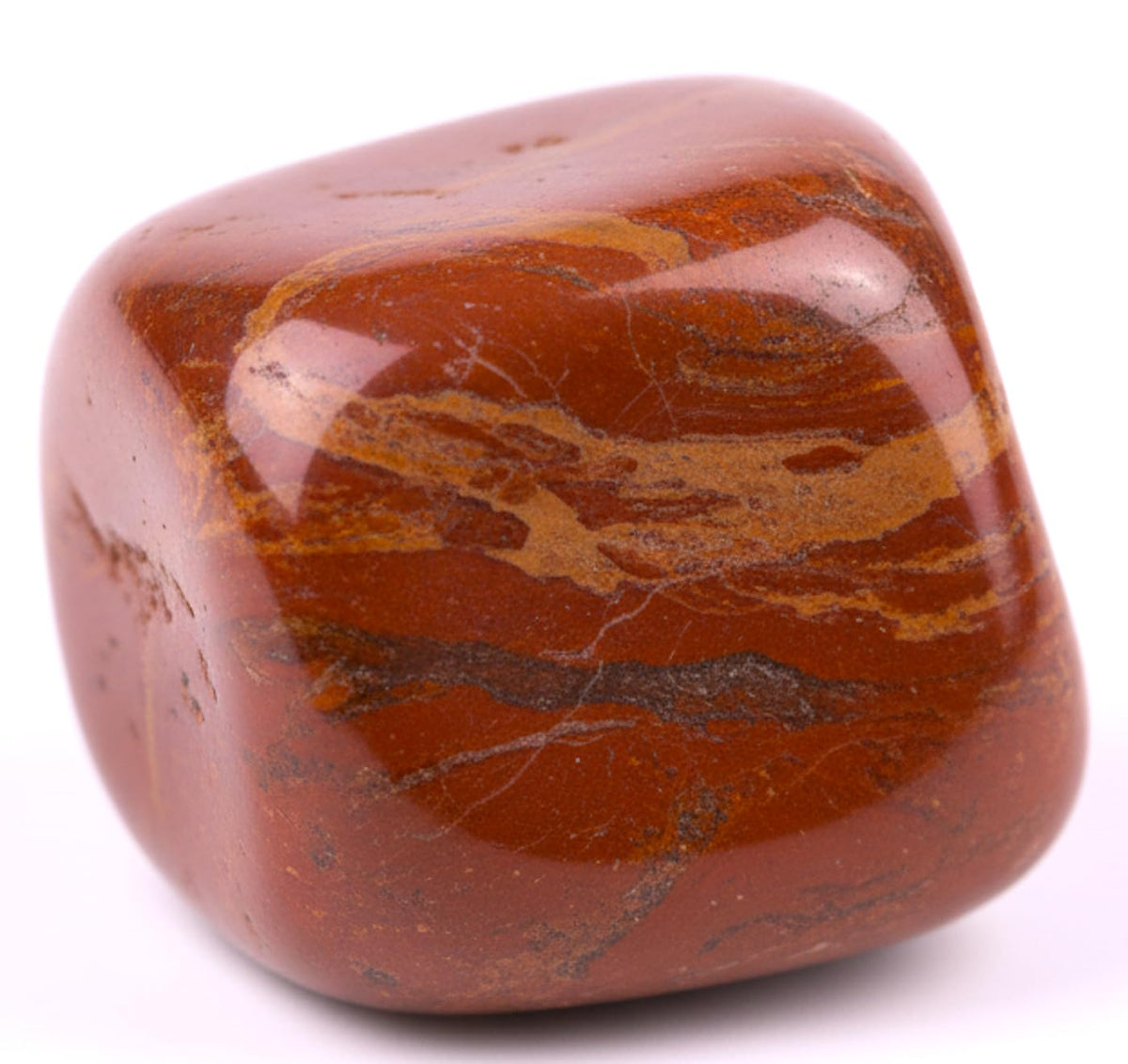 Red Jasper Tumbled Stone – Natural Crystal Gemstone for Strength, Grounding & Positive Energy – Pocket Stone for Meditation, Reiki, Chakra, Yoga & Spiritual Décor