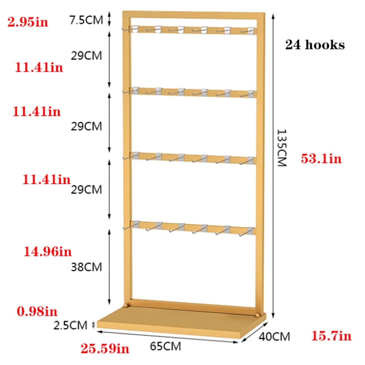 Underwear Display Stands, Metals, Freestanding Clothing Store Boutiques Retail Lingerie Garment Rack, Commercial Shelves, for Socks Bra Panties Scarves, 4 Layer(White)