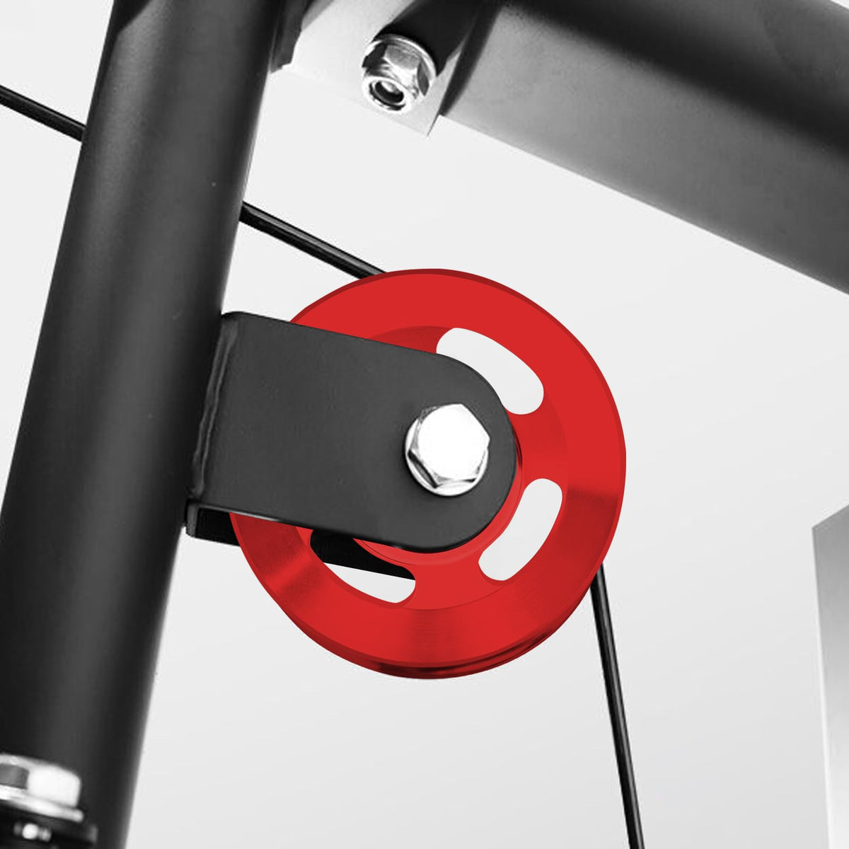 Topfinder Aluminium Alloy Gym Pulley 90 mm (1, Red)