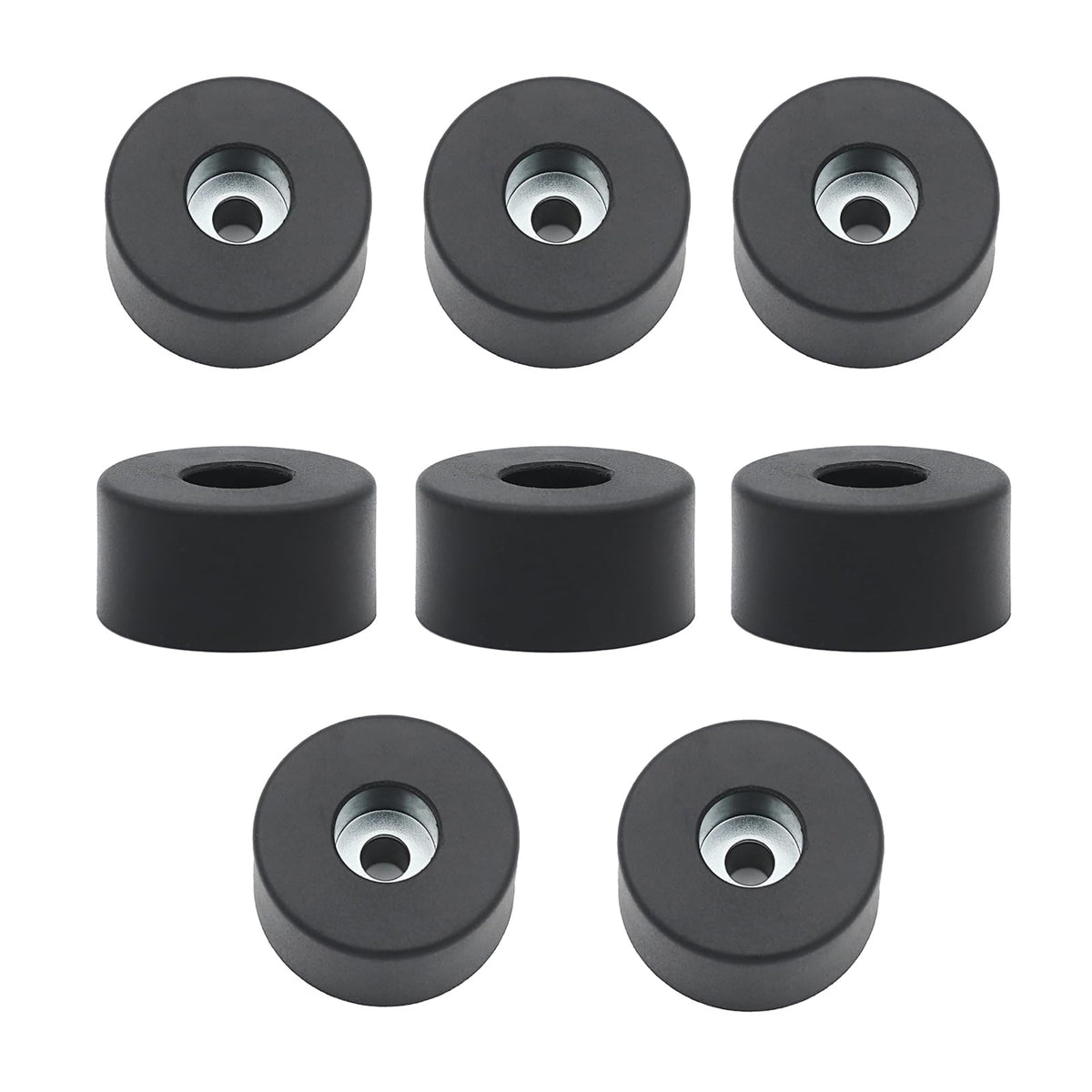 Air Compressor Isolator Pads - 8 Pack Replacement Rubber Feet 192310GS for Coleman Powermate, Sanborn & More - Also Ideal for Speaker Cabinets, Computer Desk, Sofa Cushions (E106661, D091007)