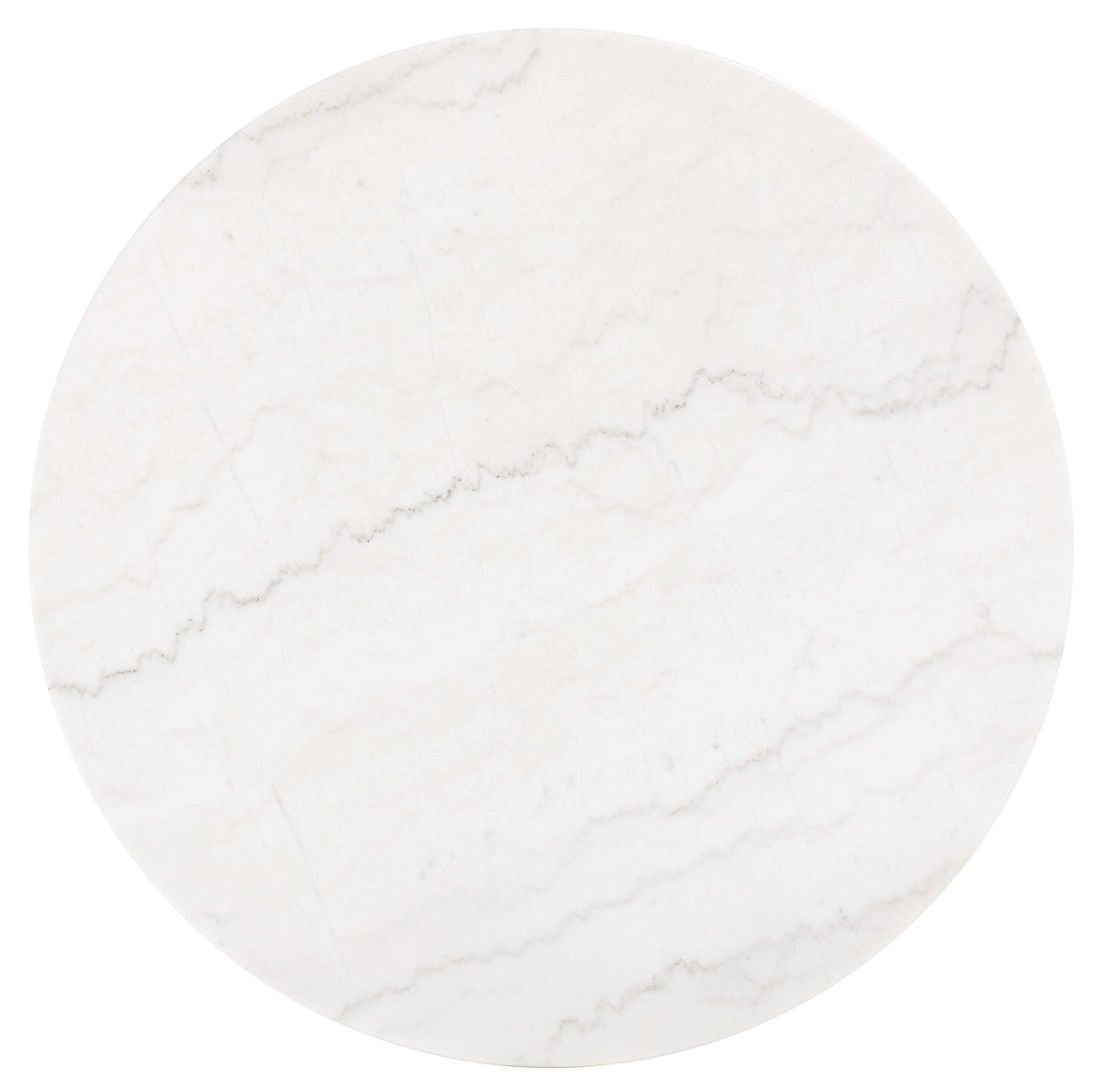 SAFAVIEH Home Collection Syrio Marble/Walnut Brown Round Coffee Table