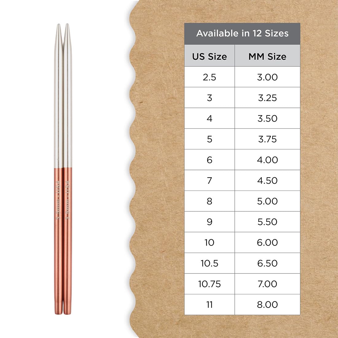 Knitter’s Pride Rosemist Special Interchangeable Circular Needles 4"" (10cm) – US Size 4 (3.5mm)