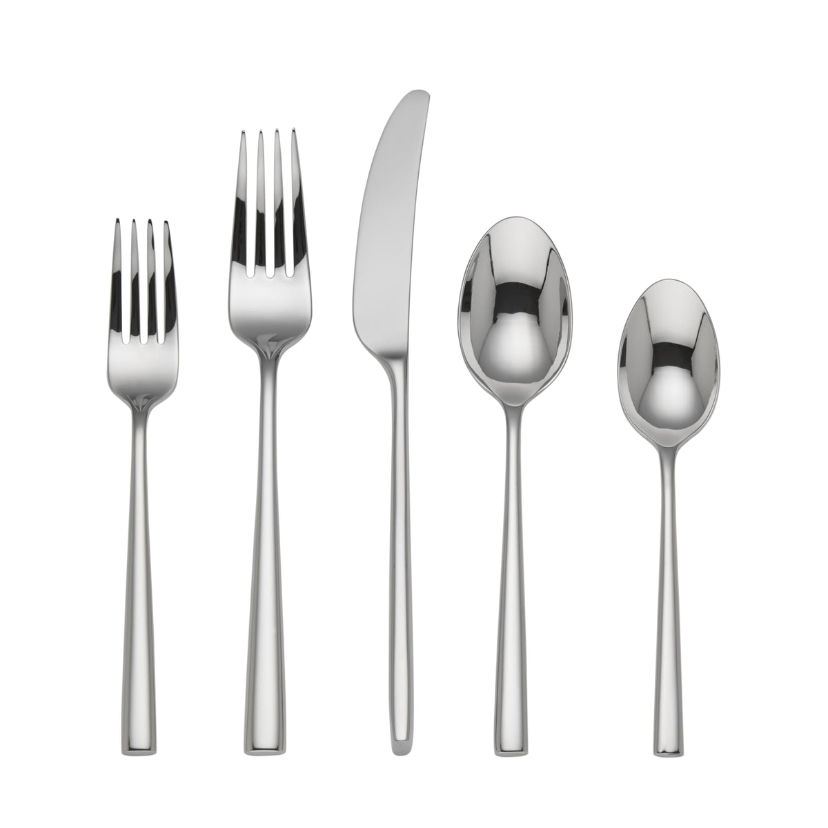 Kate Spade New York Malmo 20-Piece Flatware Set, 4.30 LB, Metallic