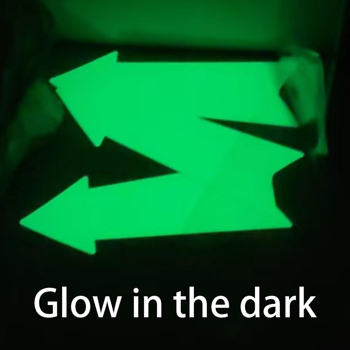 Glow in the Dark - Arrow Signs with Stakes 16 x 5 Inches,This Way Directional Arrow Yard Signs,Halloween Decorations Outdoor, Birthday Party Signs (10)