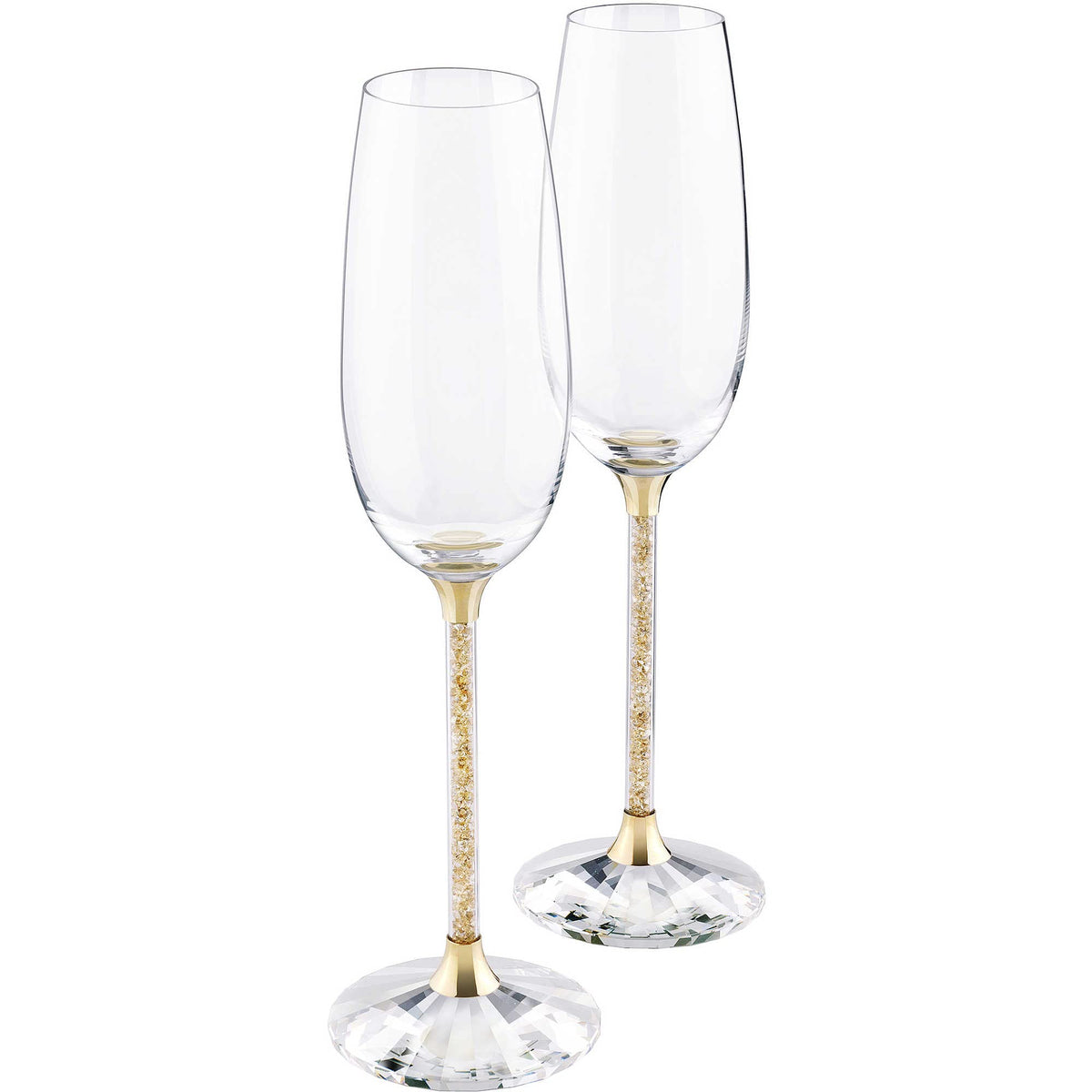 Swarovski Crystalline Toasting Flutes, Set of 2