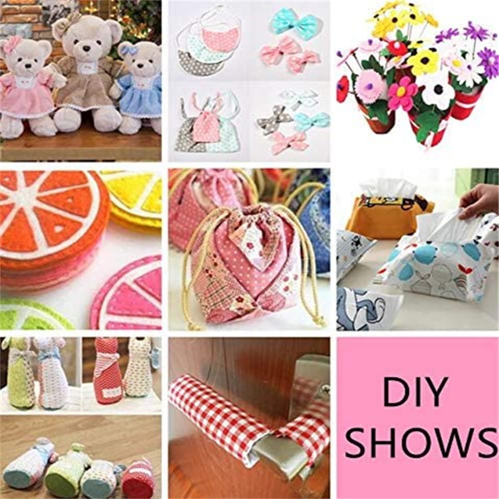 7Pcs 9.8" x 9.8"(25 * 25CM) Cotton Fabric DIY Making Supplies Quilting Patchwork Fabric Fat Quarter Bundles DIY for Quilting Cotton Patchwork Cushions (20pcs Green, 9.8" x 9.8")