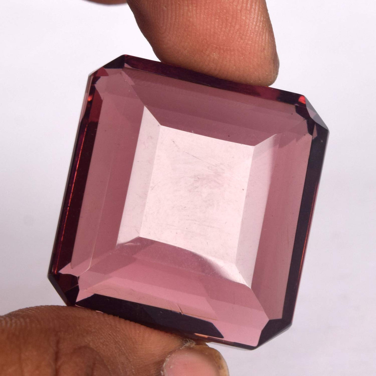 GEMHUB Loose Gemstones For Jewelry Making Color-Change Alexandrite Stone 127.00 Carats Square Shape Loose Gemstones