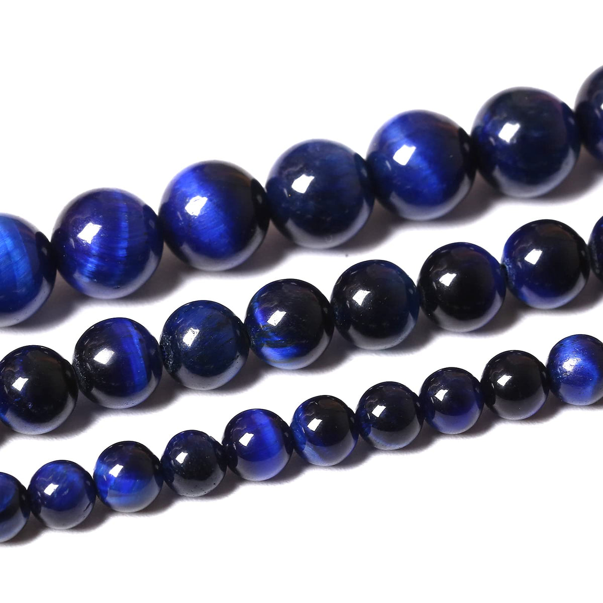 60PCS 6MM AAA Blue Tiger Eye Stone Beads Natural Gemstone Bead Crystal Healing Energy Jewelry Making DIY 15 inches