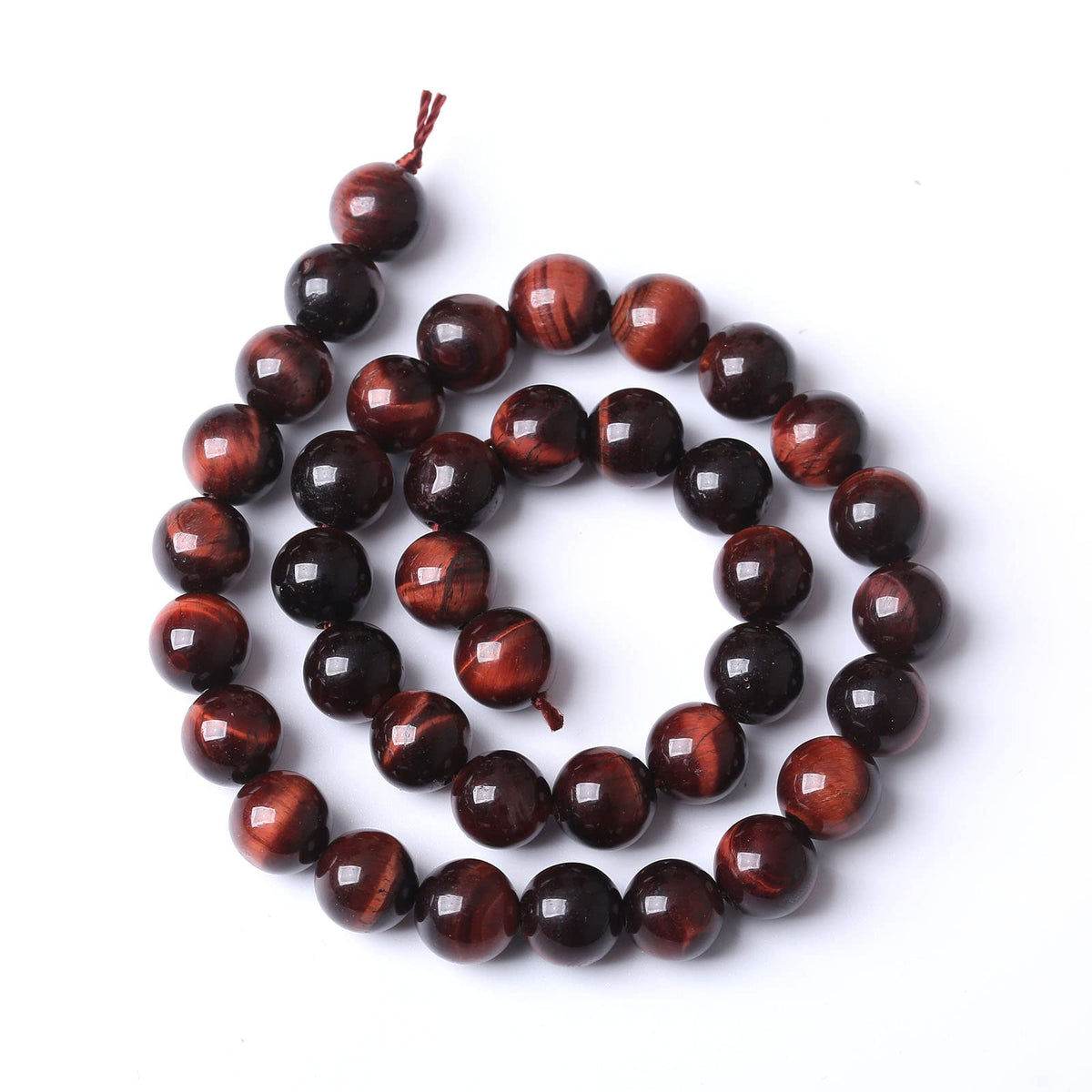 60PCS 6MM AAA Rose Red Tiger Eye Stone Beads Natural Gemstone Bead Crystal Healing Energy Jewelry Making DIY 15 inches