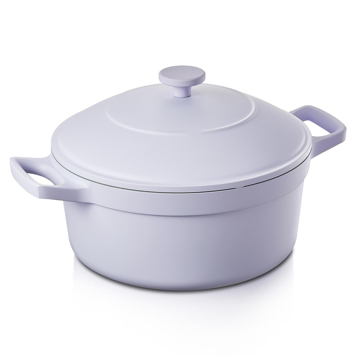5.7 Quart Nonstick Stock Pot with Lid, BEZIA Ceramic Soup Pot for Family Cooking, Induction Cooking Pot with Smart-Vent Braising, Easy Cleanup, Perfect for Side Dishes, Daily Meals & Camping