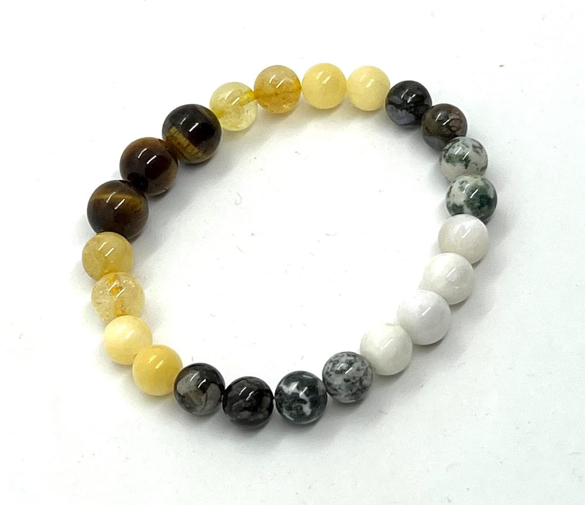 AWAKEN YOUR KUNDALINI Gemini Birthstone Bracelet – Multi-Chakra Balance & Zodiac Energy