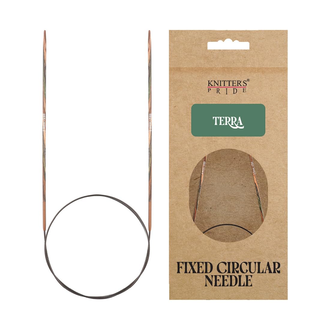 Knitter’s Pride Terra Fixed Circular Needles 32"" (80cm) – US Size 0 (2mm)