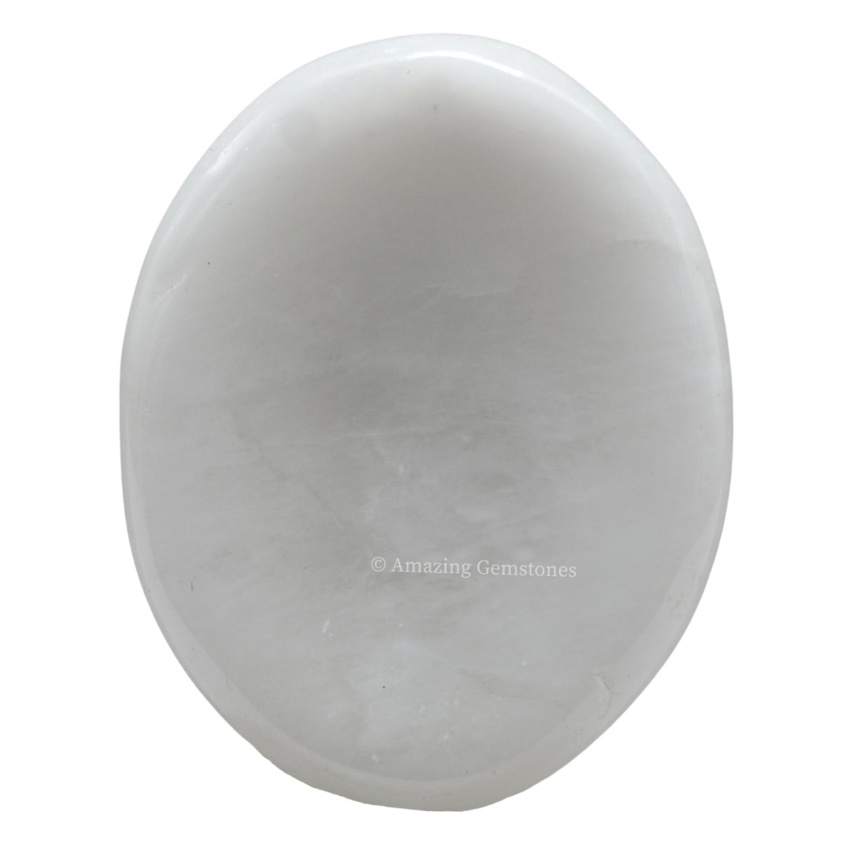 Amazing Gemstone Snow Quartz Worry Stone Crystals and Healing Stones - Worry Stones for Stress Relief Gifts - Piedra Crystal Fidget for Meditation - Unique Stocking Stuffers and Birthday Gifts