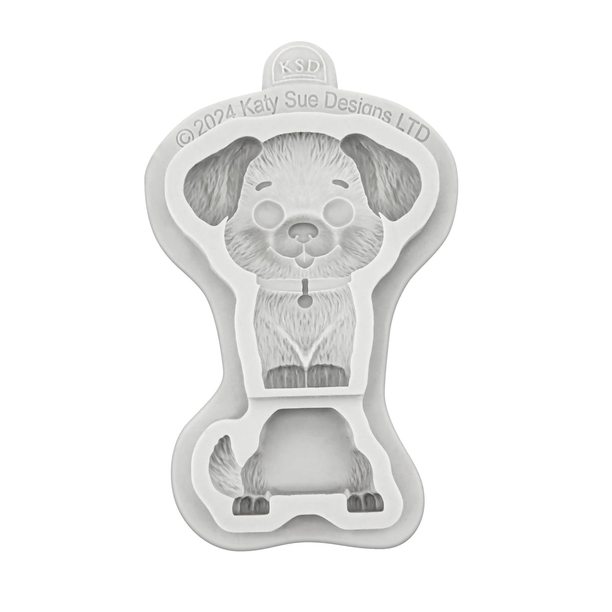 Katy Sue Easy Stand Dog Silicone Mold for Cake Decorating & Craft. Use with Fondant, Sugar Paste, Gum Paste & Air Dry Clay from Katy Sue Designs Fondant Molds