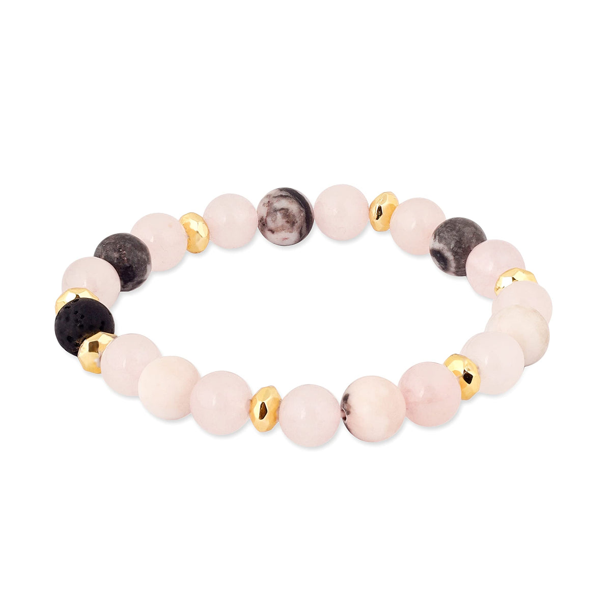 RIANGI Healing Bracelet For Women Crystal Bracelet Chakra Beaded Bracelets Rose Quartz Crystals And Healing Stones Bracelet Calming Stretch Bracelet