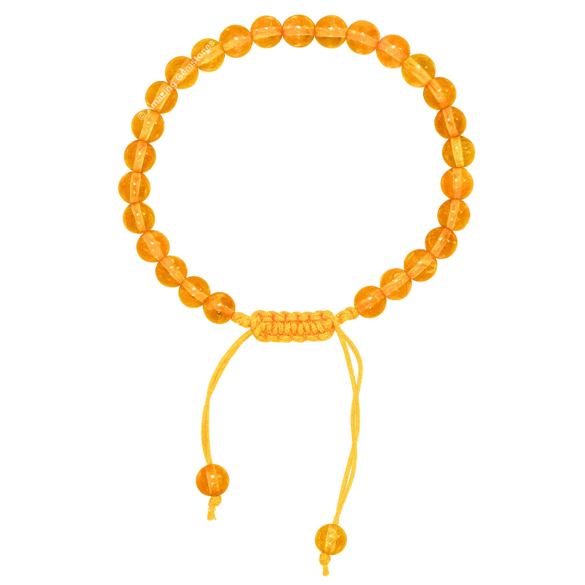 Amazing Gemstone Citrine Onyx Bracelet, Gifts For Men & Women - Protection Healing Crystal Bracelet - 6mm Gemstone Beaded Adjustable Bracelet, Pulseras Para Hombres Mujer Stocking Stuffers