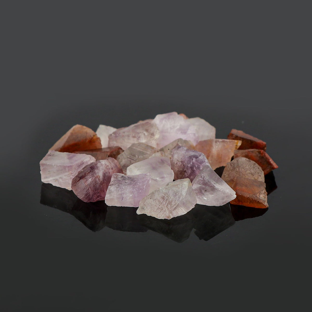 CRYSTALIS 100cts Natural Super-7 Amethyst with Cacoxenite Raw Crystals, Loose Gemstone Wholesale Bulk Rough Jewelry Making Supply, Wire Wrapping, DIY, Cabbing, Tumbling, Collectible Gemstones