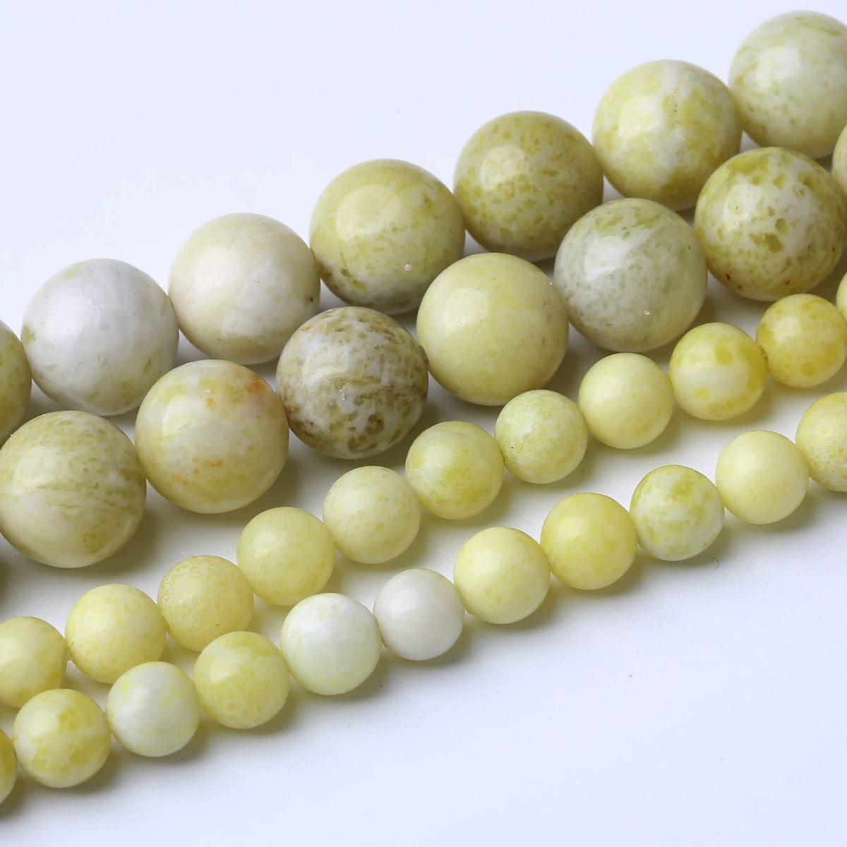 45PCS 8MM Natural Yellow Jasper Stone Beads Energy Healing Beads for DIY Jewelry Bracelet Necklace Making for Jewelry Making15Inch