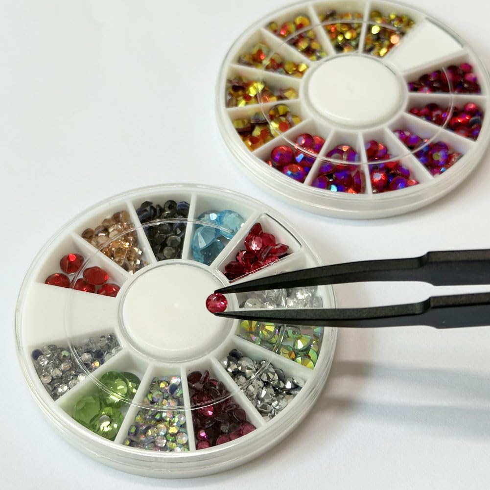 Afantti Hotfix Applicator Setter Wand Bedazzler Tool Kit with | 9 Tips | & | 5000pcs Hot Fix Rhinestones | for Clothes Shoes Hats Fabric Crafts