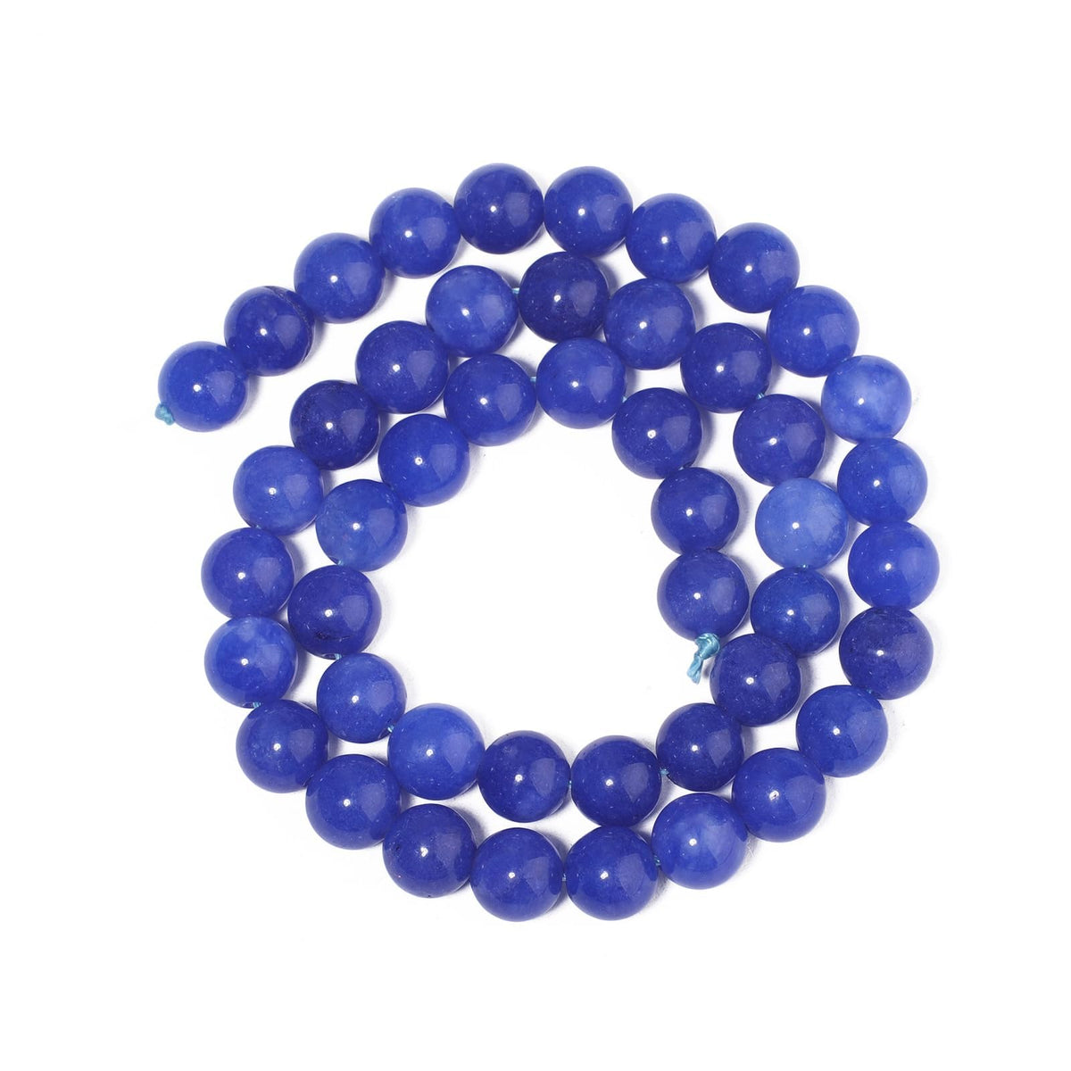 About 60pcs 6mm Natural Stone Beads Kyanite Beads Crystal Gemstone for Jewelry Making, DIY Bracelet Necklace