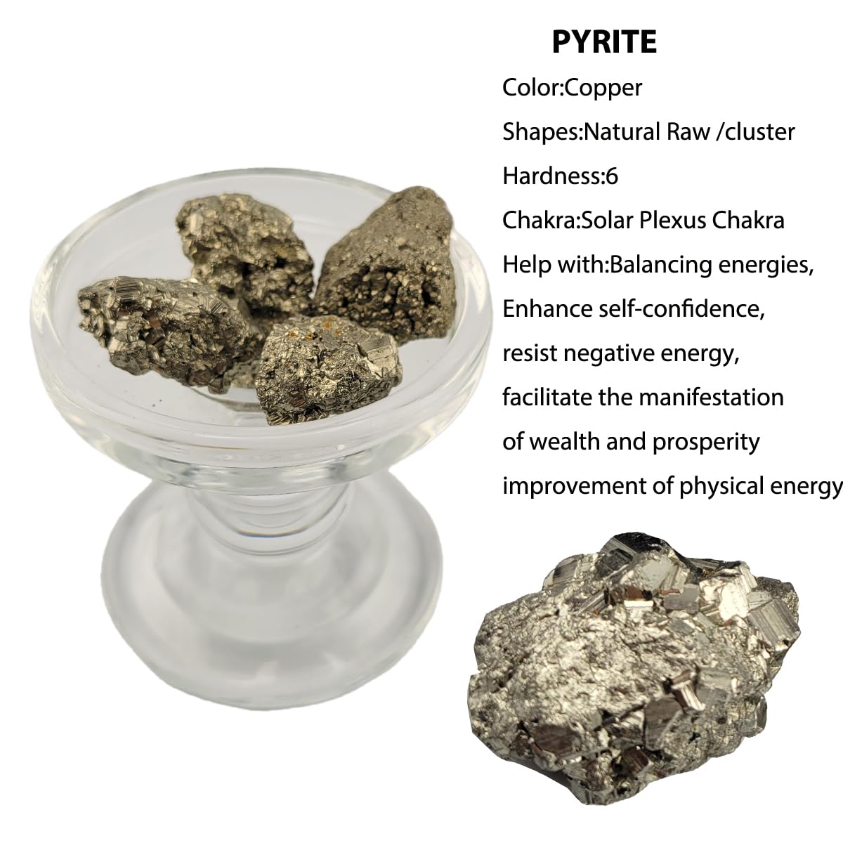 3-5Pcs Pyrite Natural Raw Crystals 1''-1.5'' Rough Stones Rocks for Tumbling Polishing Cabbing Gemstones Crystals and Healing Stones for Wicca Reiki,Fountian Rocks for Decorations (Pyrite)