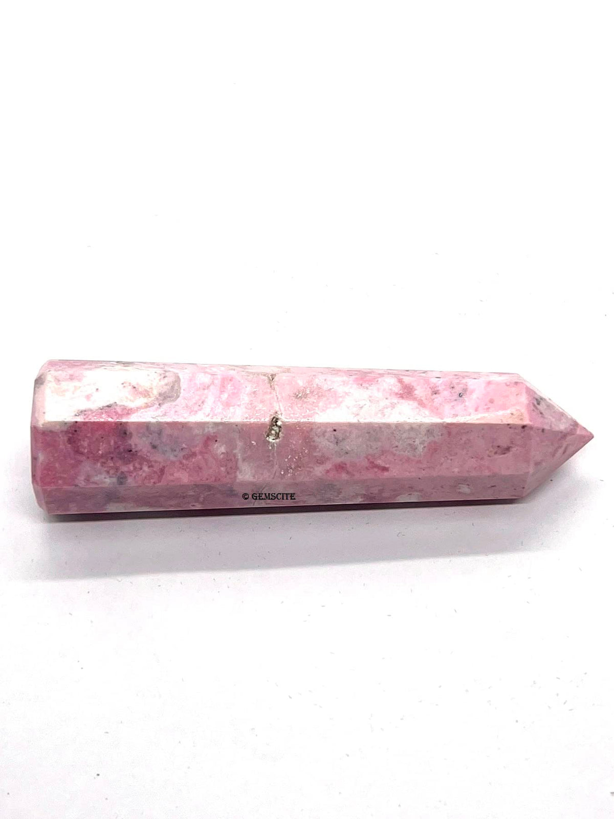 WholesaleGemShop 3 Inch (70 mm) Gemstones RHODOCHROSITE Obelisk Tower Jumbo Facet Aura Rock Crystal Natural Polished Earth Wand Spirit