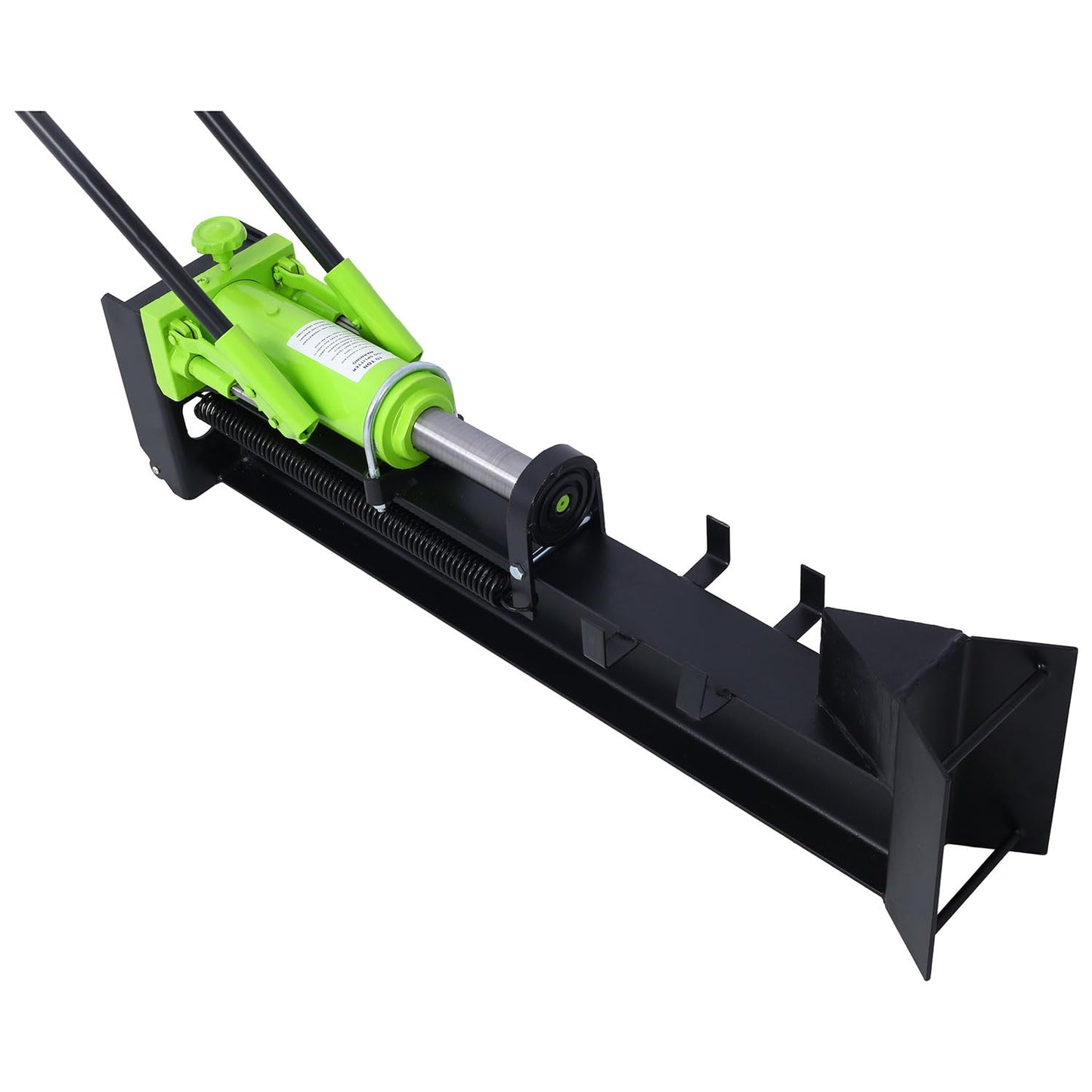 HOYOC Log Splitter Portable, Heavy Duty 10 Ton Horizontal Log Splitter Wood Cutter Manual Hydraulic 2 Speed Wheel Hydraulic Log Splitter w/Built-in Wheel Durable Manual Wood Splitter