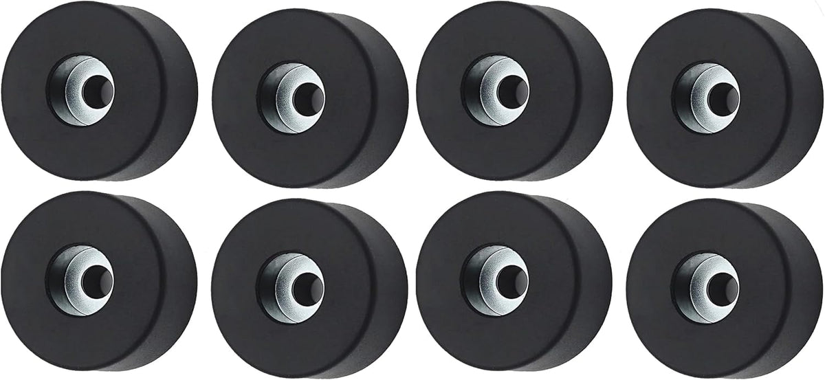 8PCS 192310GS Anti Vibration Rubber Feet with Nuts & Washers - Air Compressor Isolation Pads Compatible with Coleman Powermate 094-0026, Sanborn E106661, Replaces for Briggs & Stratton 192310GS