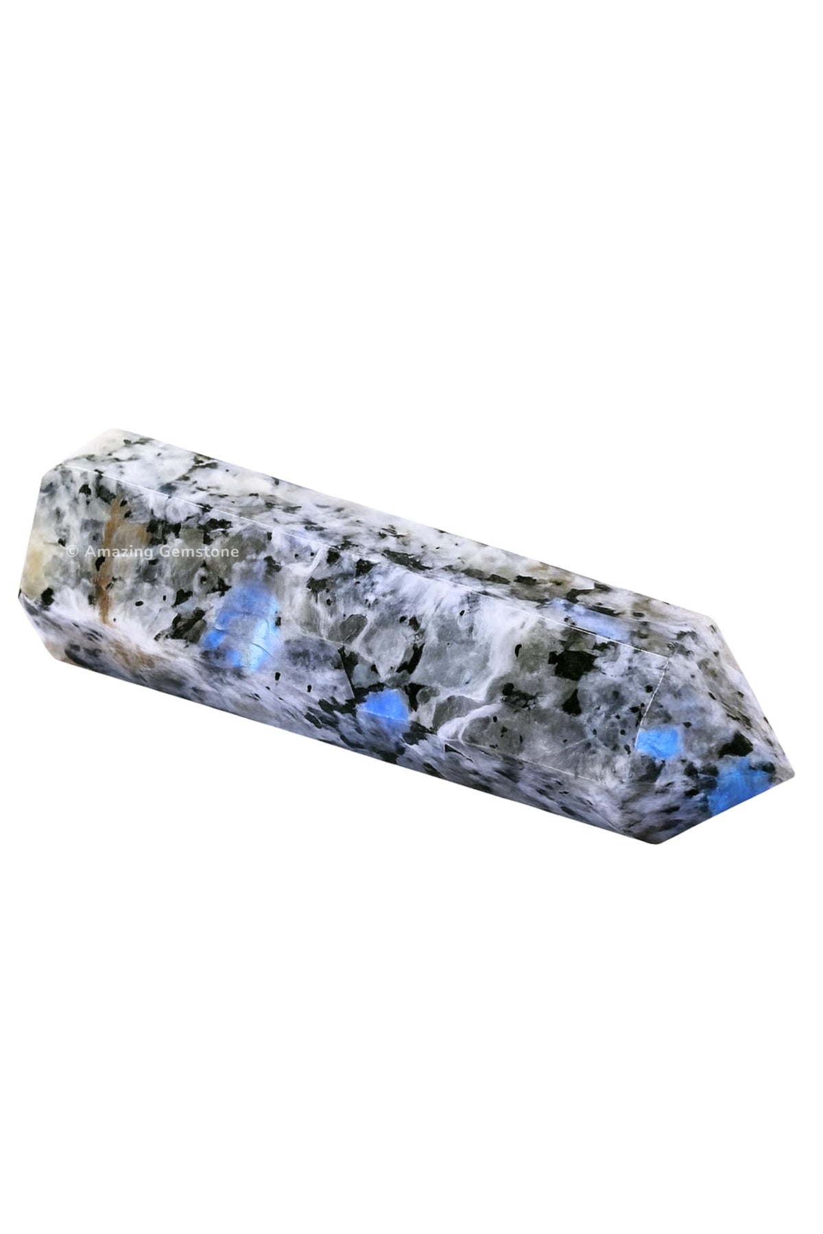 Amazing Gemstone Large Rainbow Moonstone Crystal Towers ~ Natural Healing Crystal Point Obelisk for Reiki Healing and Crystal Grid (5.5" to 6" INCH)