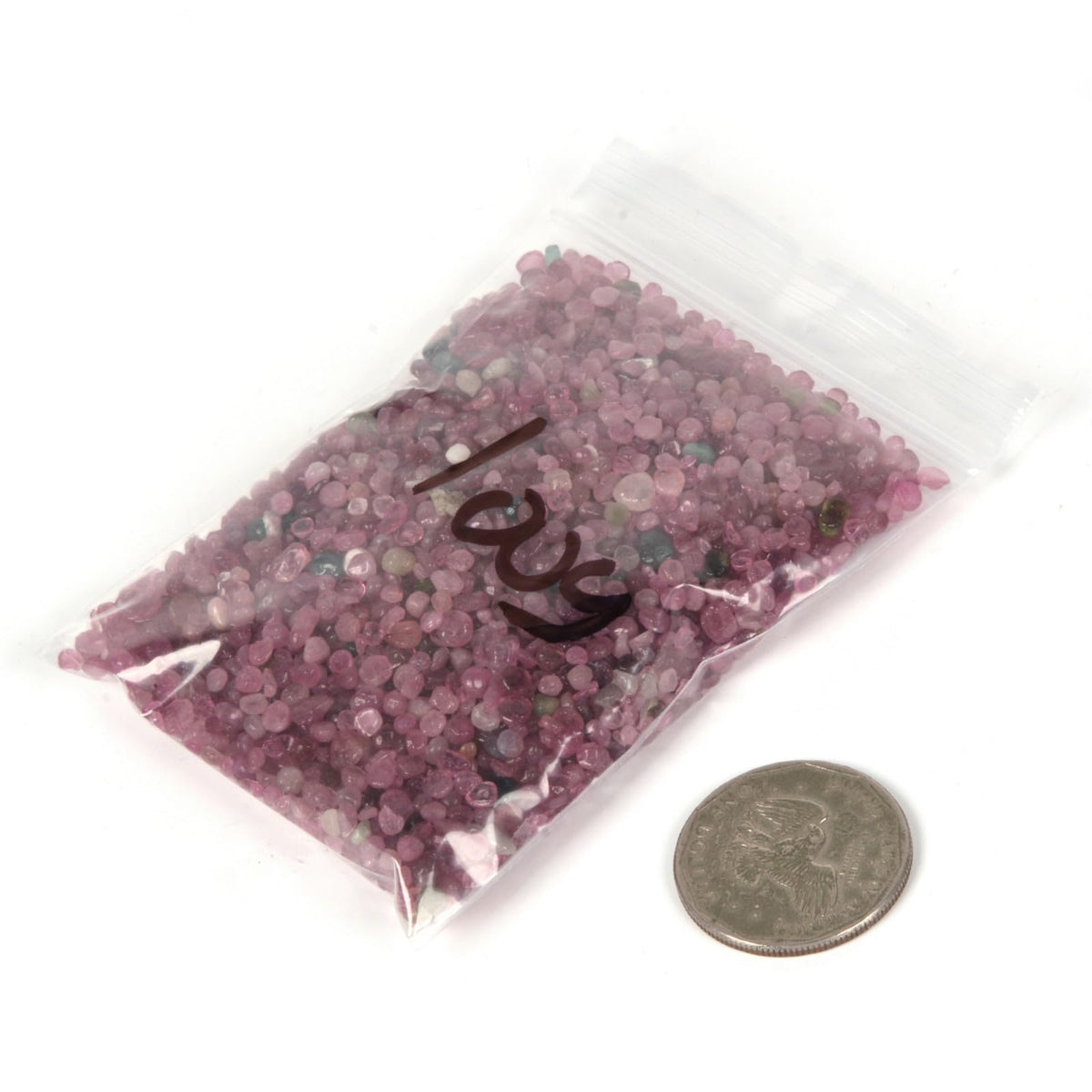 Justinstones Pink Tourmaline Chips Crushed Tumbled Stone Crystal Healing Embellishments 100 Grams