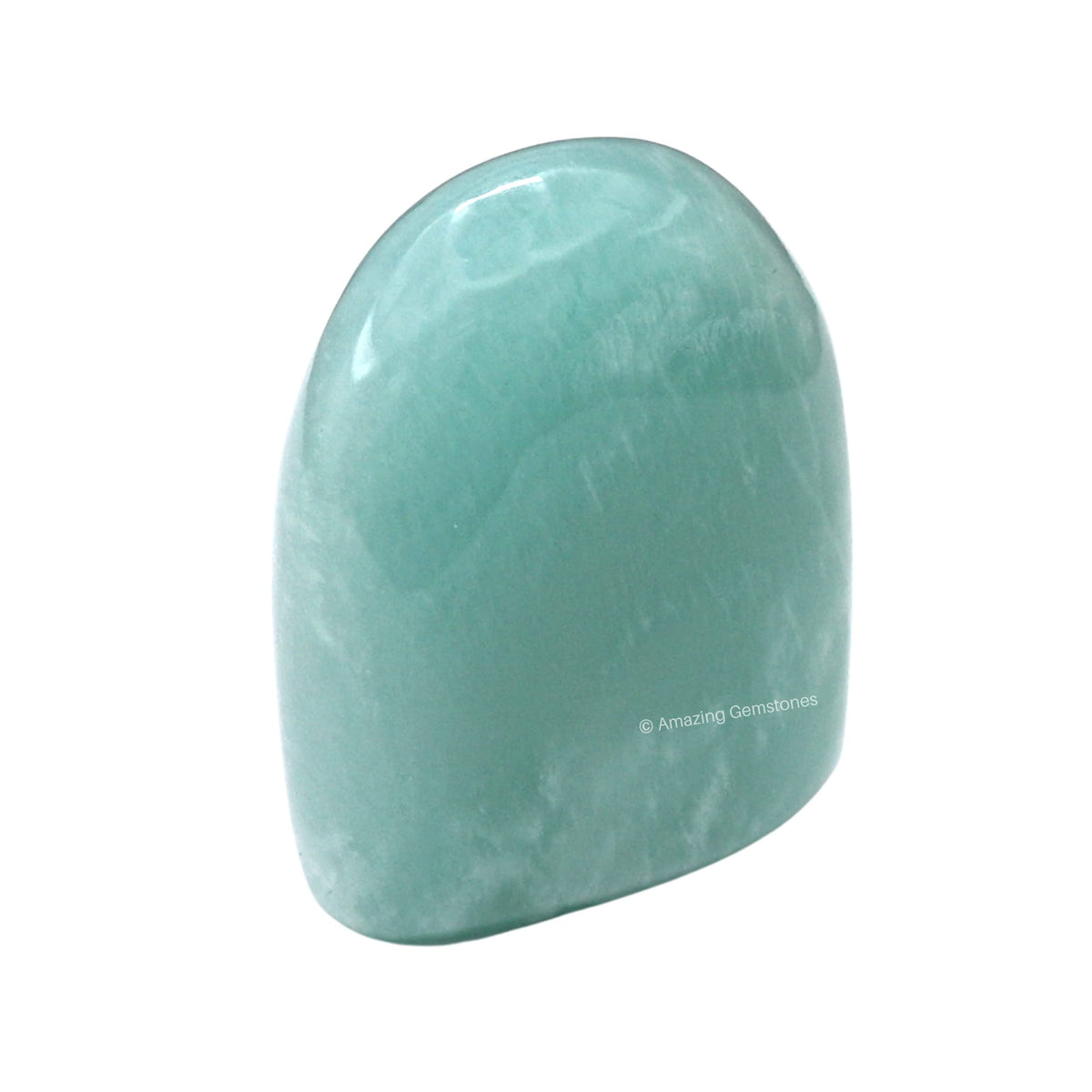 Amazing Gemstone Amazonite Crystal Standing Palm Stone - Amazonite Palm Stones and Crystals, A++ Grade Gemstones and Crystals - Healing Crystals and Healing Stones Office Home Decor Gifts