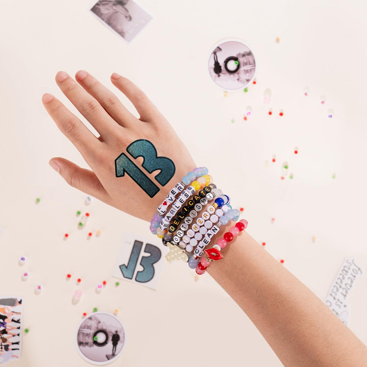 Goldwise Friendship Bracelet Kit - 2 Boxes with 24 Colors Glass(8mm) and Letter Beads (A-Z) for Jewelry Making, Varieties of Charms, Bracelet Making Kit, DIY Crafts for Gifts