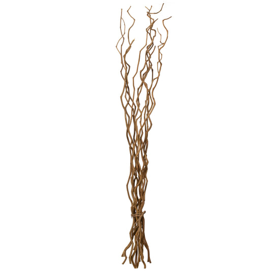 Uniquewise 12pc 37" Natural Dried Mulberry Twigs Ideal Sticks for DIY Crafts Decorative Stems Floral Arrangements Floor Vase Fillers Wedding Centerpiece Event Decorations and Home Décor Accent, Brown