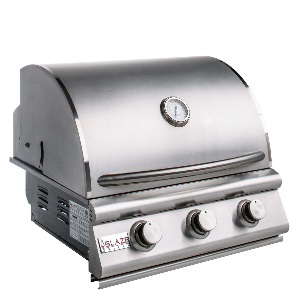 Blaze Outdoor Kitchen Grill | 25- inch Built-in Propane Gas Grill | 3 Burner Barbecue | Premium BBQ | Commercial Grade Grilling Experience | Best in Class Warranty | Prelude LBM BLZ-3LBM-LP