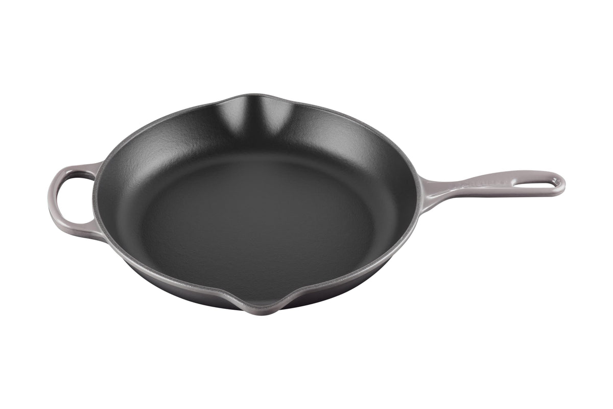 Le Creuset Enameled Cast Iron Signature Iron Handle Skillet, 11.75", Oyster