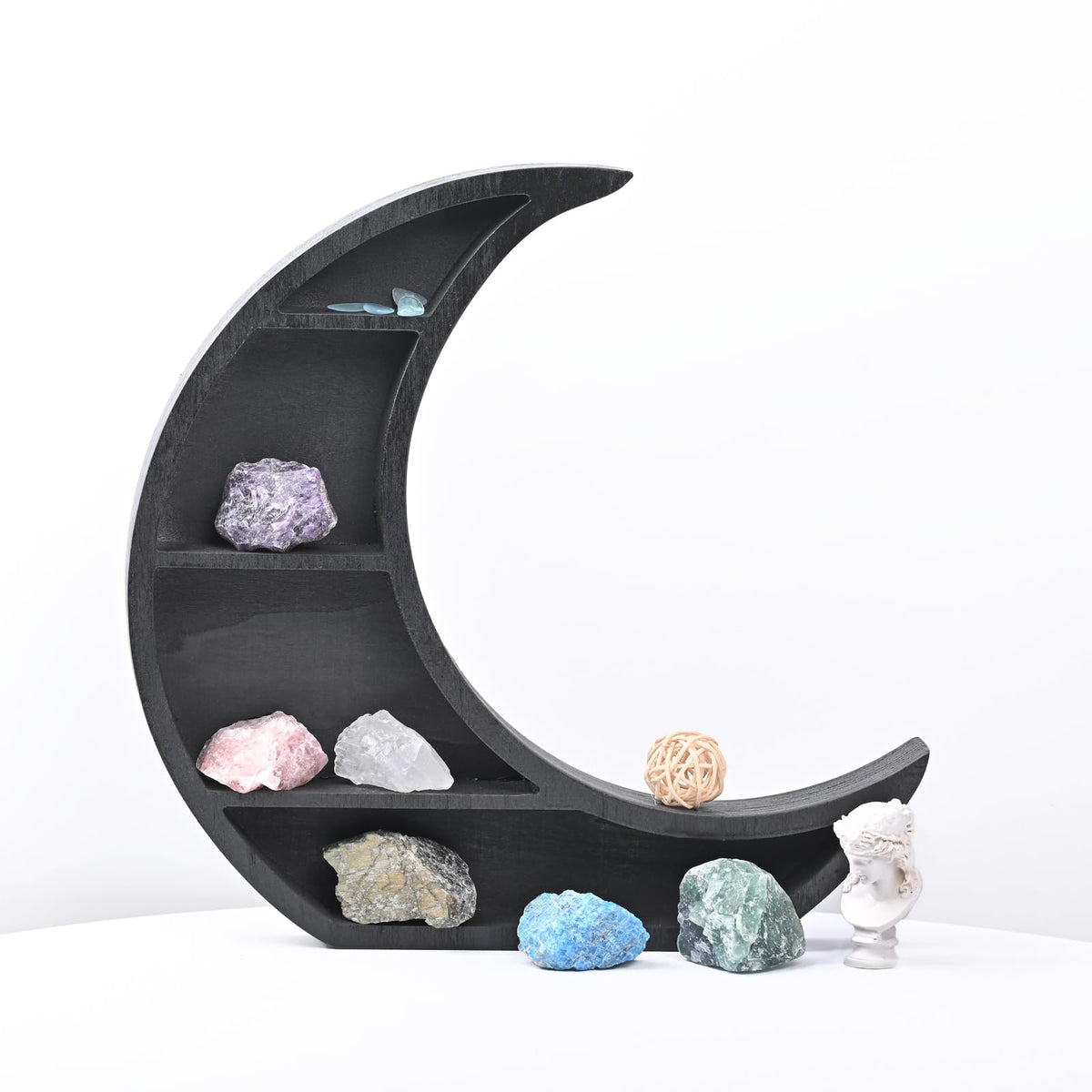Crystals and Healing Raw Stones, Natural Gemstone Raw, 6PCS Crystals Constellation Sets for Gifts, Yoga Meditation (Aquarius)