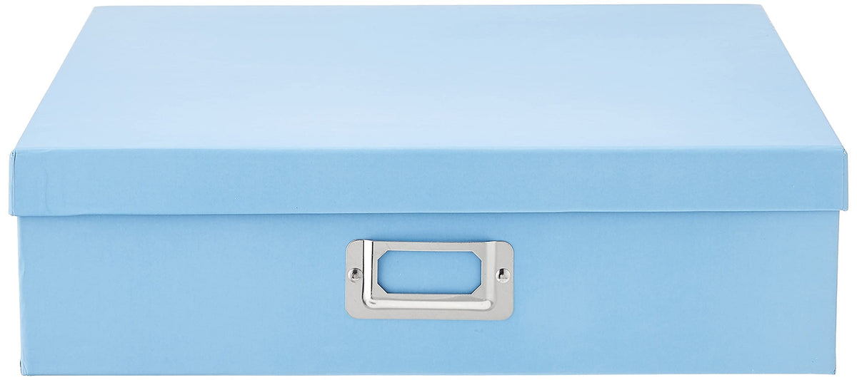 Pioneer Jumbo Scrapbook Storage Box, Sky Blue