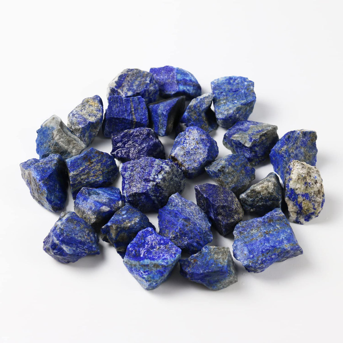 Nvzi Lapis Lazuli Crystal, Crystals and Healing Stones, Bulk Crystals, Rocks for Tumbling, Raw Crystals Bulk, Amathesis Crystal, Calcite Crystal for Decoration, Wicca, Reiki, Chakra and Energy(1LB)