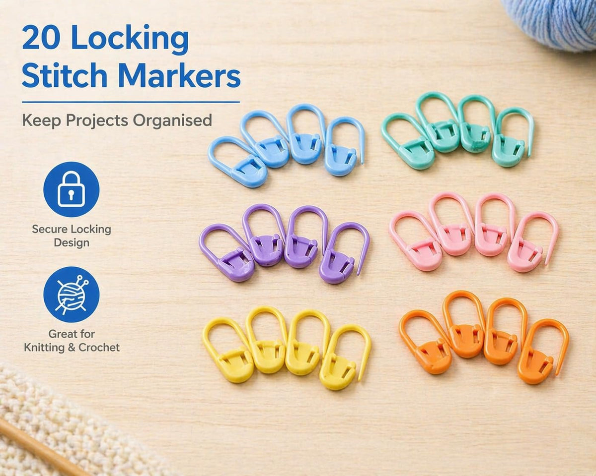 IRSTBL Knitting Blocking Mats Set – 9 Interlocking Foam Mats with Gridlines, 100 T Pins, 20 Locking Stitch Markers and Storage Bag – Crochet Blocking Boards Kit
