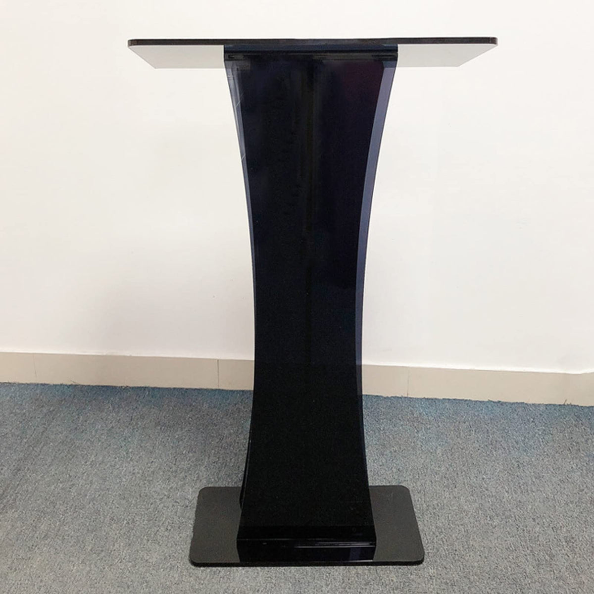 LaseVe Podium Podium Acrylic Lectern Pulpit Transparent Podium Church Wedding Podium School Stage Host Business Office Furniture Conference Display Stand