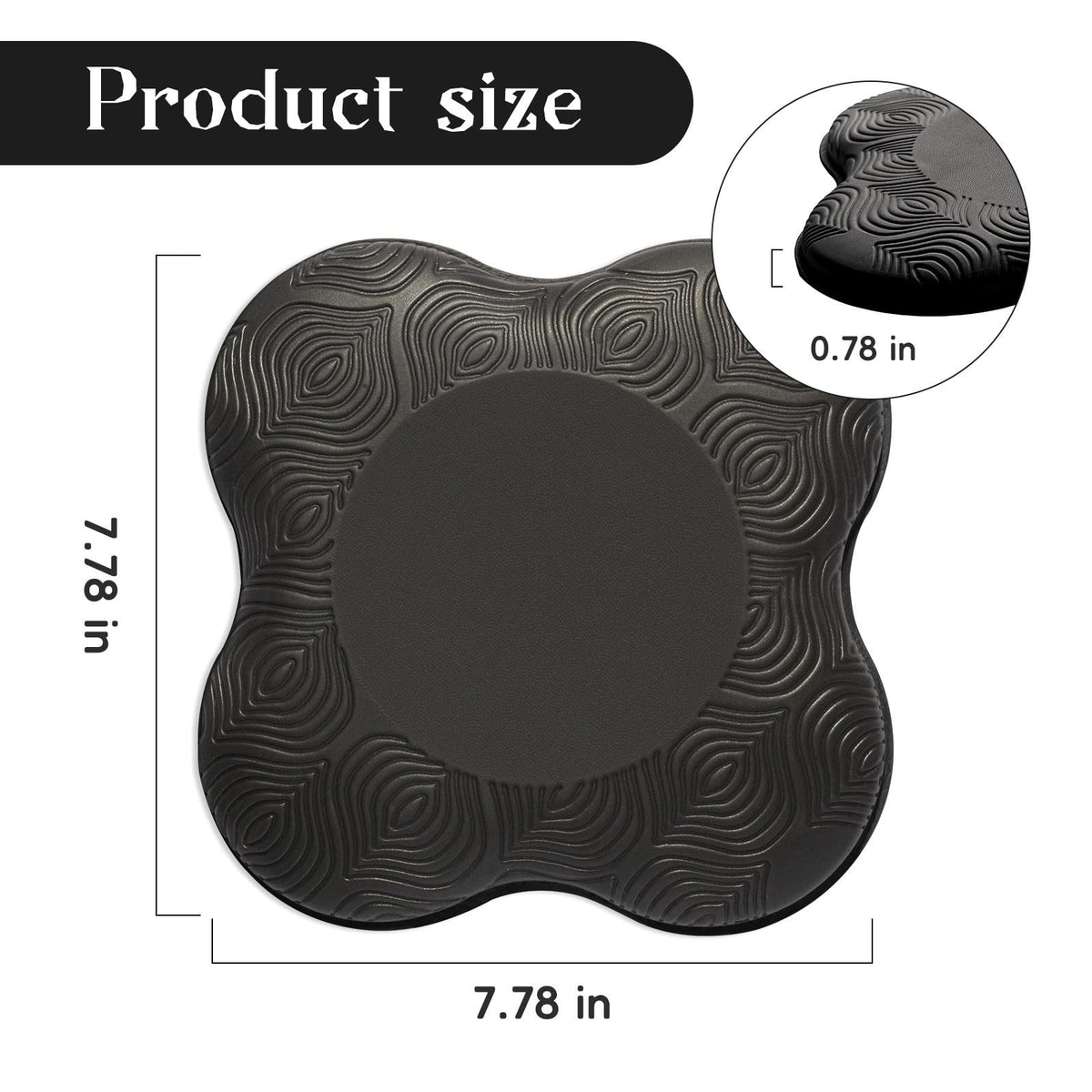 MBKHFLL 2 packs Yoga Knee Pad Cushion Extra Thick for Knees Elbows Wrist Hands Head Foam Pilates Kneeling pad Yoga Knee Cushion Thick Exercise Pads for Knees Elbows Wrist Hands Head Foam Pilates