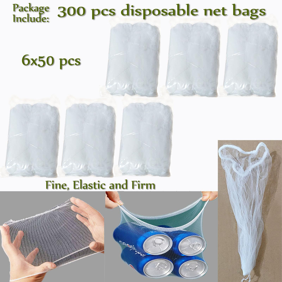 Kitchen Sink Strainer with Sink Basket Holder and 300 Strainer Net Bags,Food Catcher with drain filter Mesh bag,Meshmate Waste Rack Trash Catcher for Leftovers.