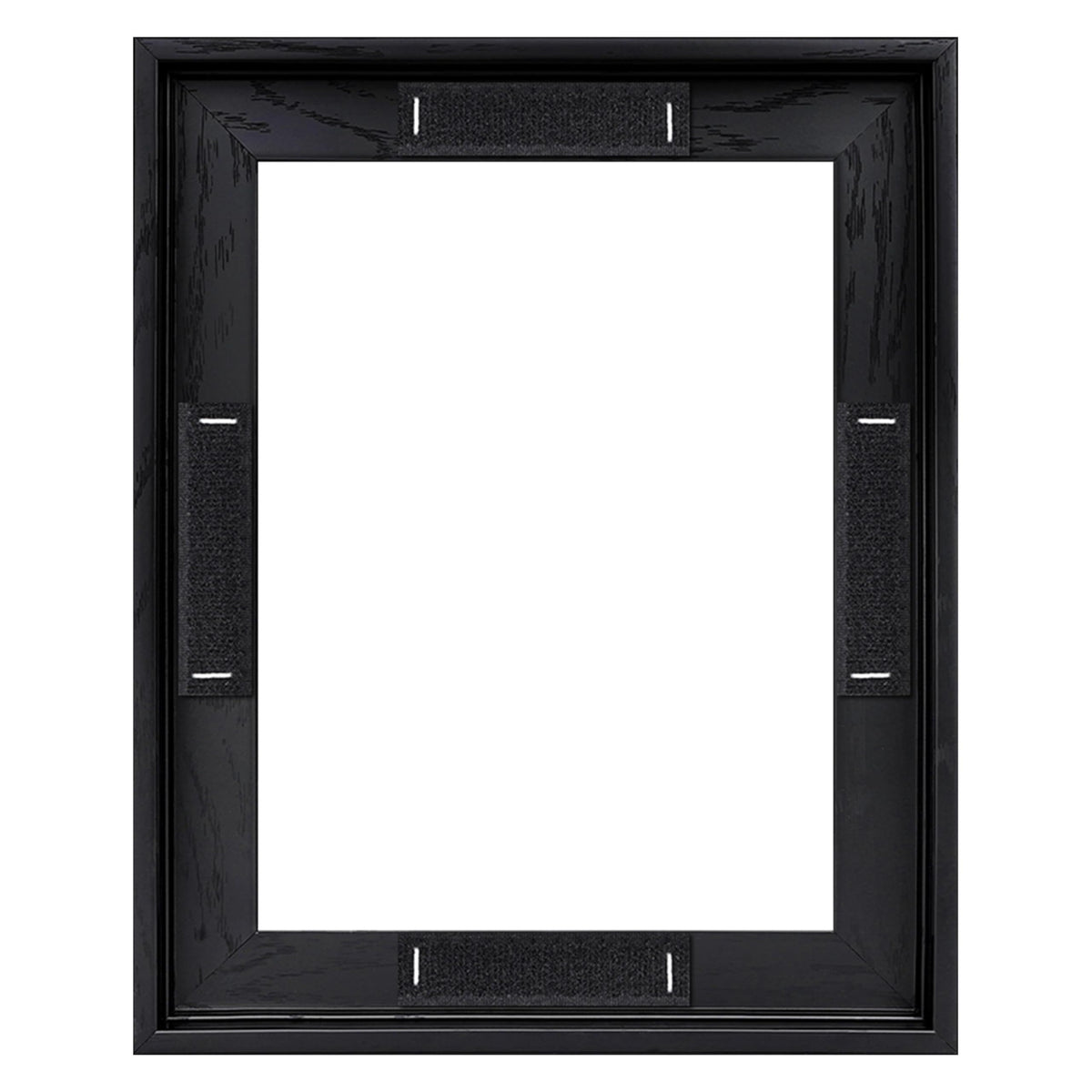 CCPEAR 8x10 Canvas Frame, Black Floating Frames for Finished Canvas Painting, Vertical or Horizontal Wall Hanging Floater Frame with Adhesive Velcro for wall Art, 1 Pack.