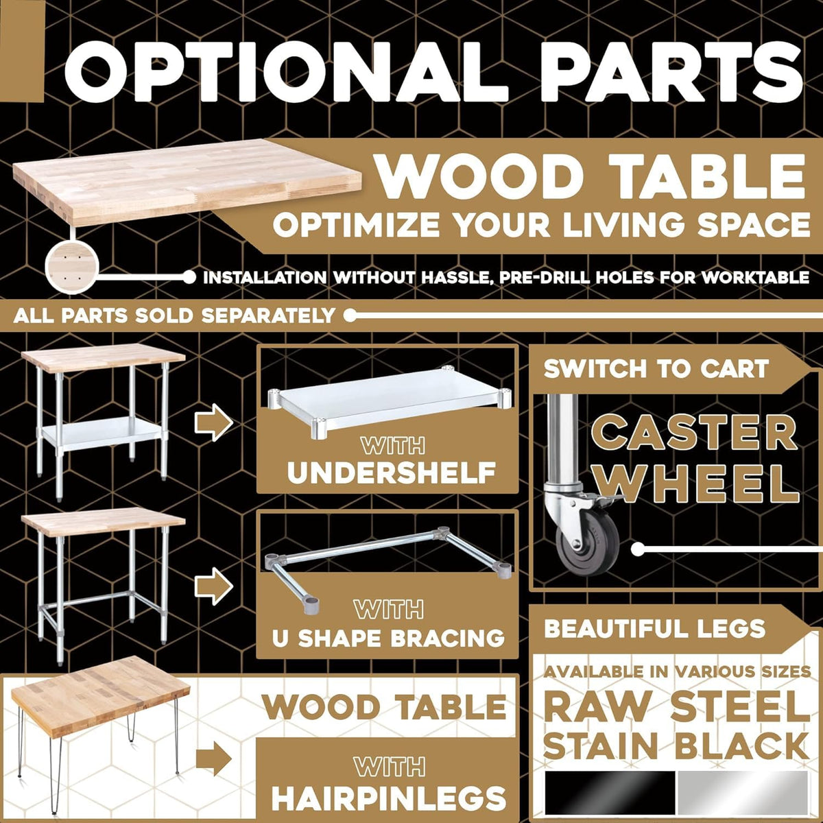 DuraSteel 30x72 Butcher Block Countertop - Maple Solid Wood Workbench for Kitchen, Restaurant, Cabinet, Desk Top, Wood Board, Large Counter Cutting Island Long, Bakery Worktable Dough - Table Top Only