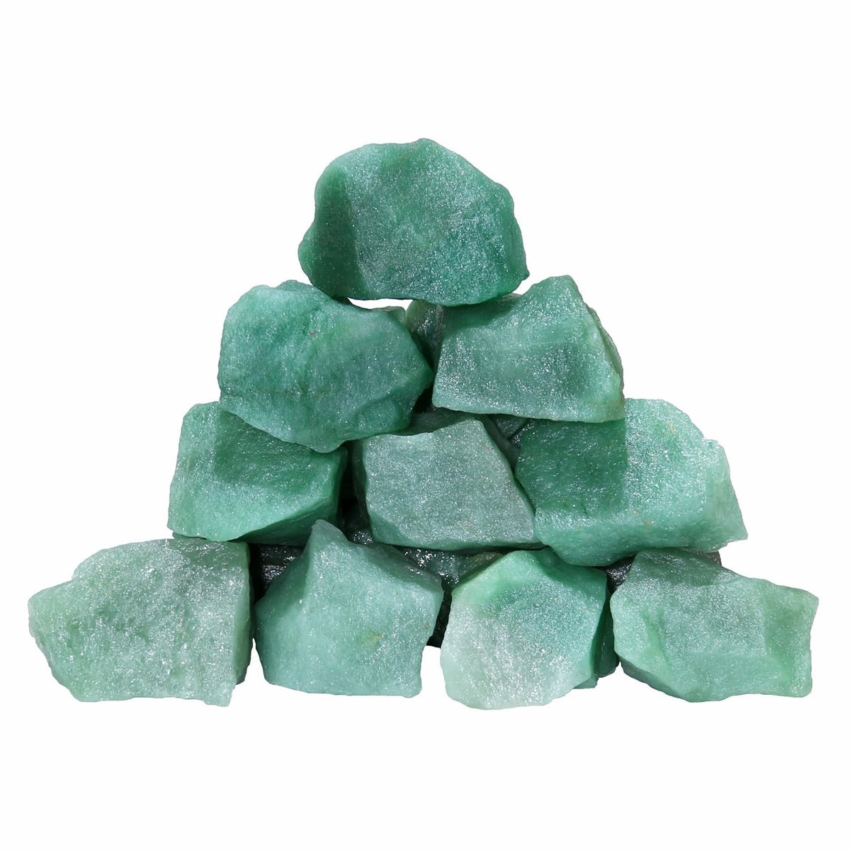 Nvzi Green Aventurine Crystals, Bulk Crystals, Crystals and Healing Stones, Rocks for Tumbling, Amathesis Crystal, Raw Crystals Bulk, Calcite Crystal for Decoration, Wicca, Reiki, Chakra(1LB)