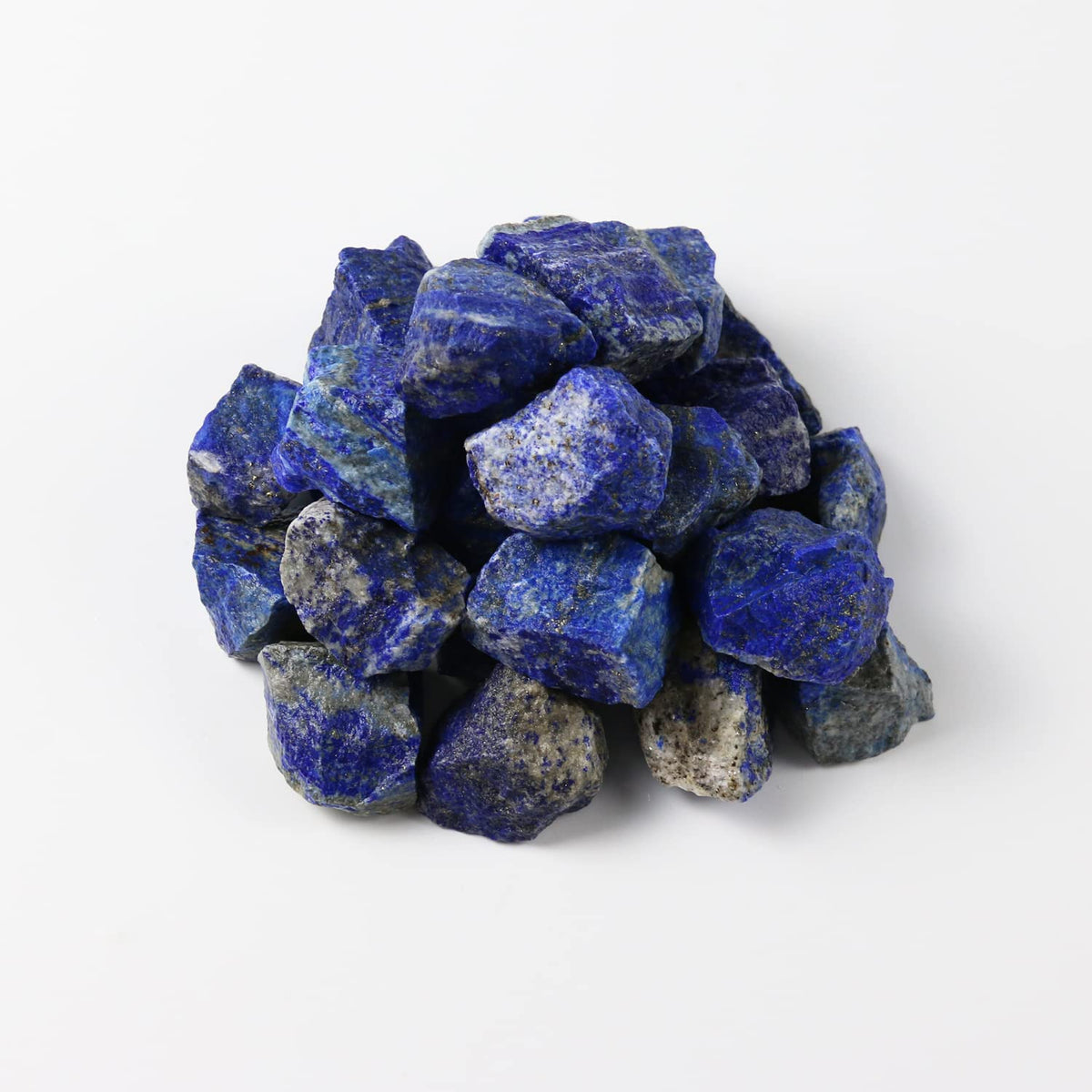 Nvzi Lapis Lazuli Crystal, Crystals and Healing Stones, Bulk Crystals, Rocks for Tumbling, Raw Crystals Bulk, Amathesis Crystal, Calcite Crystal for Decoration, Wicca, Reiki, Chakra and Energy(1LB)