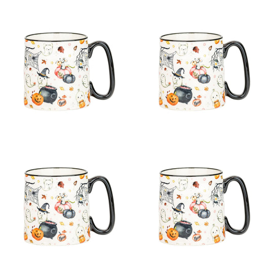 10 Strawberry Street Bella Witchy Ghosts, Set of 4
