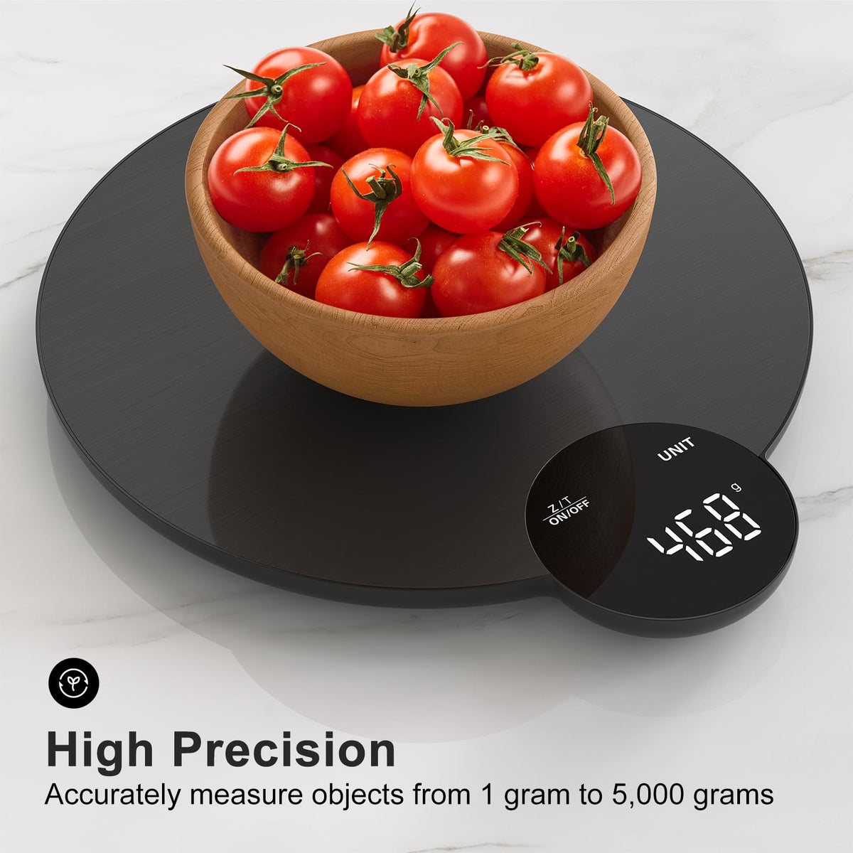 Ultrean 1g/0.1oz Precision Food Scale, HD LED Display Digital Kitchen Scale, Stainless Steel, 11lb Capacity for Cooking Baking (Batteries Included)