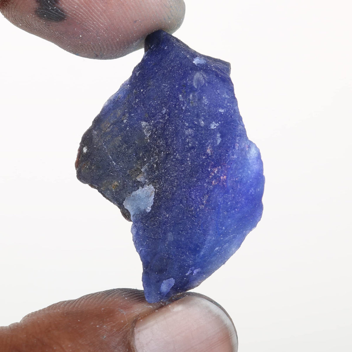 REAL-GEMS Natural Blue Sapphire 35 Ct. Certified Raw Rough Loose Gemstone For Jewelry Making AXA-467